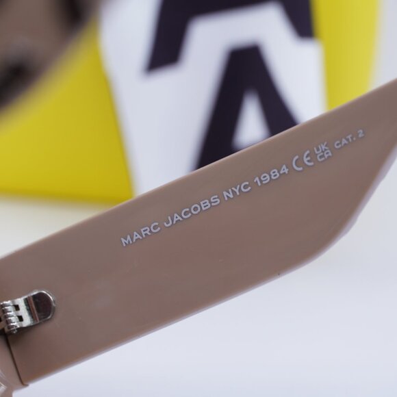 Marc Jacobs MARC 693/S 0NOY HA Square Sunglasses - Nude Brown\Brown Gradient - Picture 7 of 9